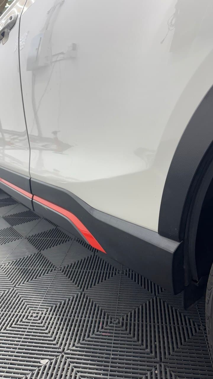 Rocker Panel Dent — after repair